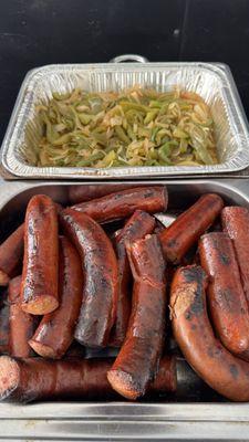 Polish Dogs & Onions/Pepper