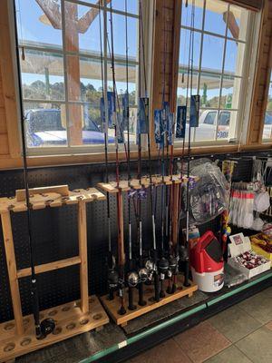 Rods and reels!