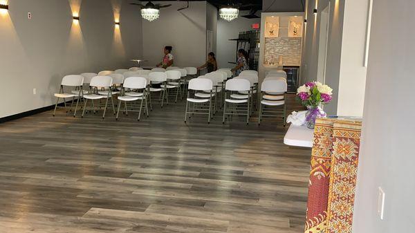 Preparing for Sunday Service