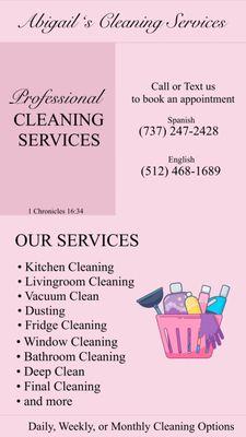 Abigail’s Cleaning Services
