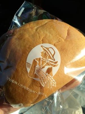 Custard bun- $1.00, not very good