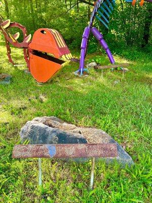 Drastic Park Dinosaur Sculptures