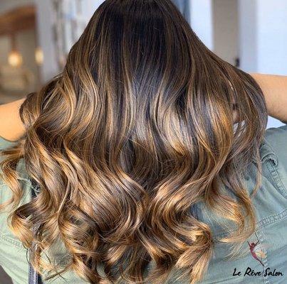 Beautiful highlights and hair color! She is ready for the weekend but are you?! The weekend calls for good hair...BOOK YOUR APPOINTMENT!