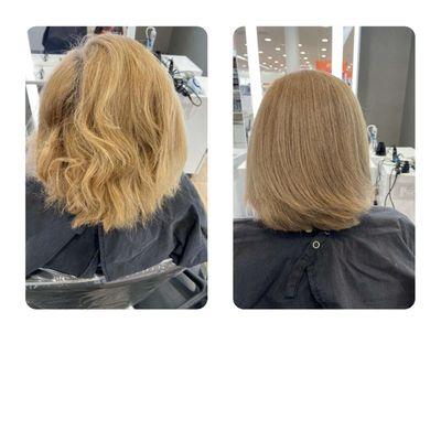 Hair color
Root touchup