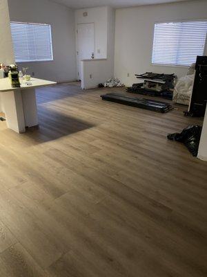 New flooring throughout