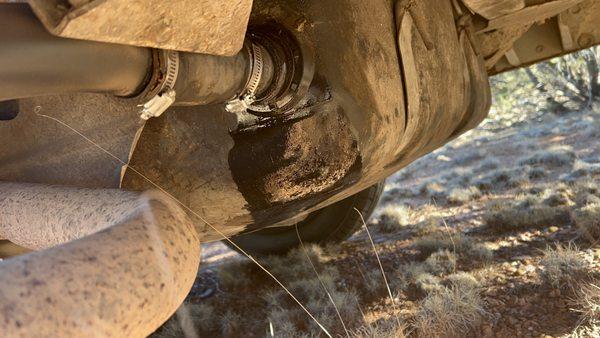 Faulty, poorly installed fuel pump.