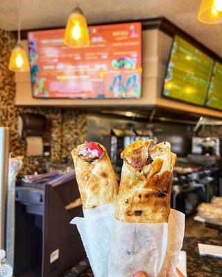 Chicken Shawarma Sandwich & Meat Shawarma Sandwich