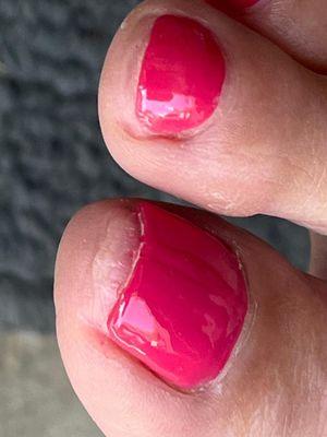 Pedicure done 6/7/25 at Iris Nail Salon Murfreesboro, TN