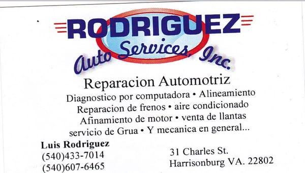 Rodriguez Auto Services