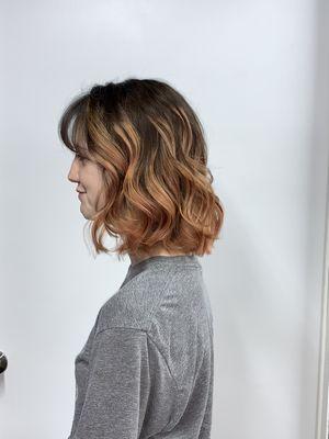 Baylage toned with a rose gold