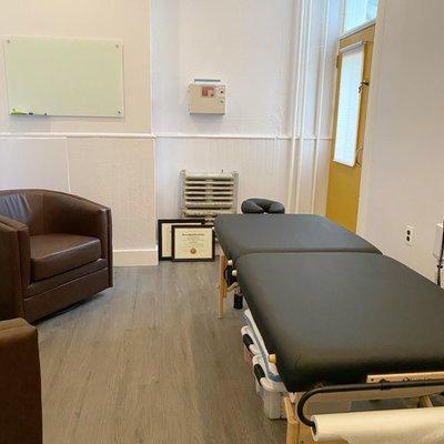 The new treatment room.