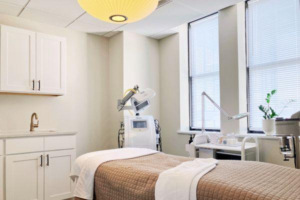 Our treatment room is designed with your comfort and relaxation in mind.