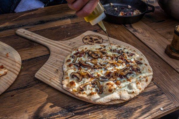 Our most popular Mushroom Mountain pie!!