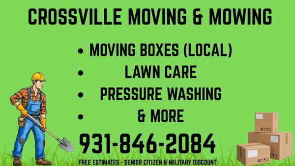 Crossville Moving & Mowing