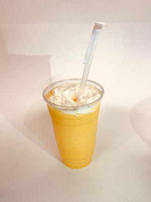 This is the second of the 3 milkshakes! Mango!