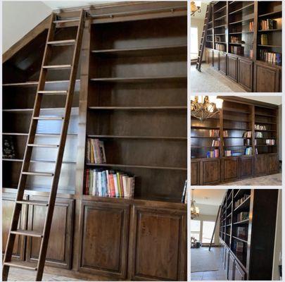 We loved helping this homeowner's dream of having their own personal library a reality!