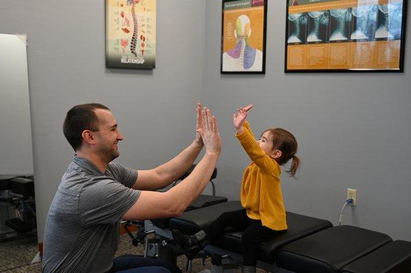 Kids love Chiropractic too!
