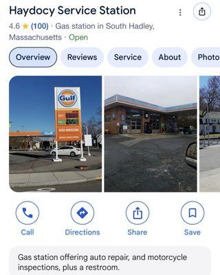 Service station inspections and auto repair.