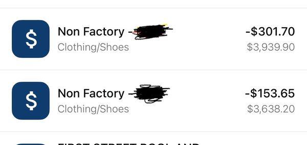 They overcharged me .