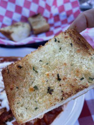 Yummy garlic bread