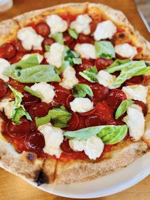 Forgot the name but had burrata, sweet honey drizzle and basil. Too sweet for my taste.