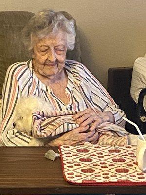 Beautiful 100 yr old young Maryann and Kobe 2. Just rescued on September 1, 2022 !