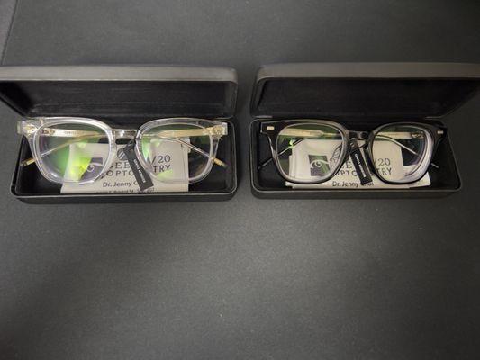 My Gentle Monster Kubo 01 (Black) & Kubo C1 (White) done perfectly at Sees 20/20