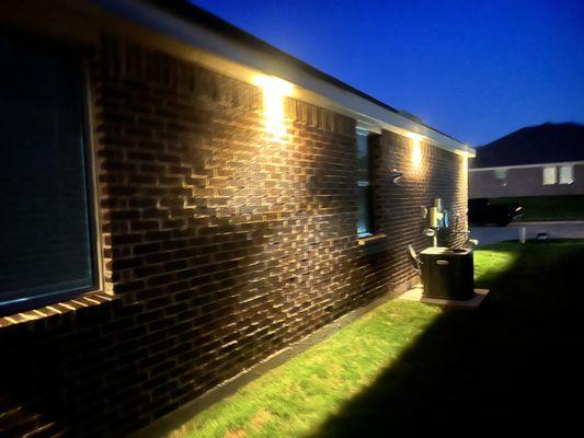 Soffit outdoor lighting