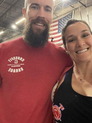 Athletes at the CrossFit box