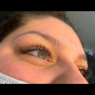 Your lashes but better classic lash extensions. Love!