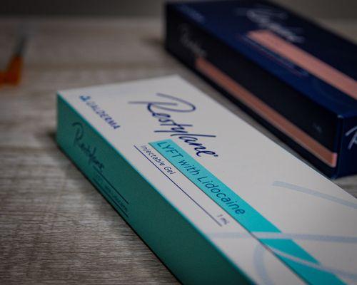 We offer fillers from Juvederm, Restylane, and RHA