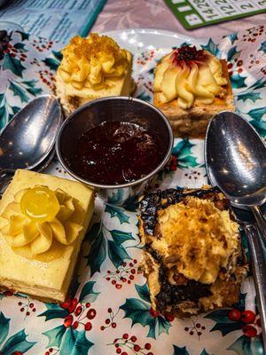 Cheesecake sampler. Ig@mel_foodie_ventures