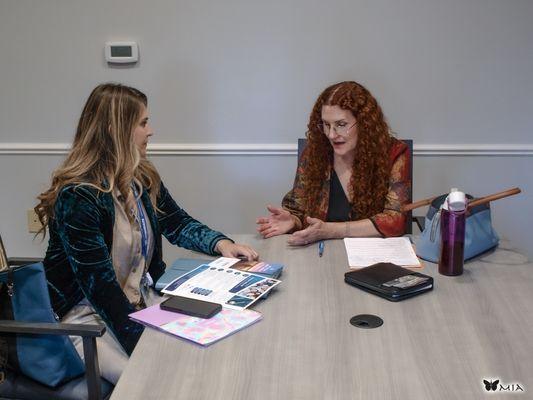 Conference with Erika