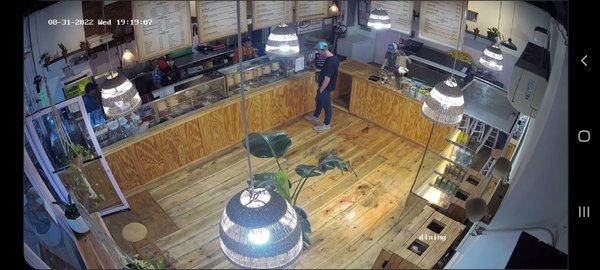 This is my how clear our camera sees after Bsg Security installed our surveillance system.