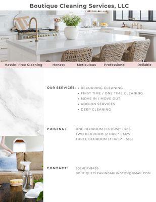 Boutique Cleaning Services