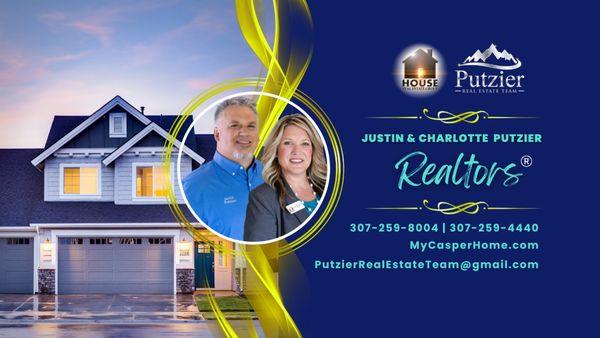 The Putzier Real Estate Team at House Real Estate Group
Justin and Charlotte Putzier