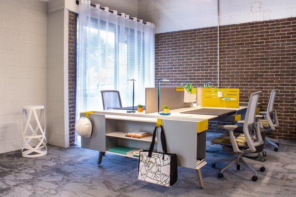 Office furniture: open desking