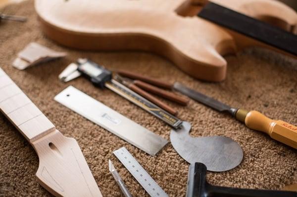 Custom guitar building