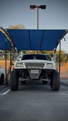 After with all four on