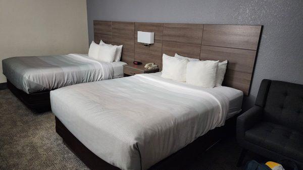 Nice recently renovated room.