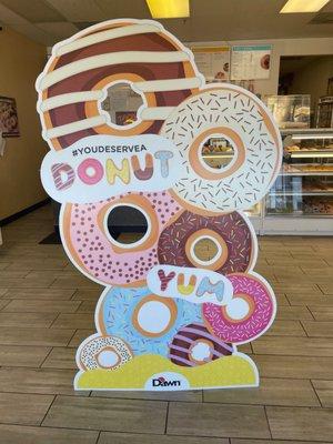 Cool signage inside. How welcoming.