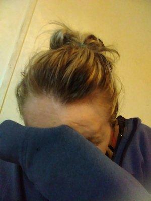 Wow just got my hair done and this is what I get for 70 dollar touch up my roots are still there I let her know and she never msg me back