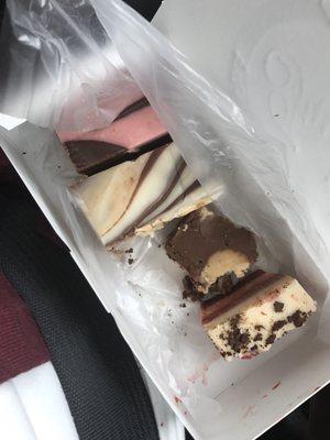 Couldn't even wait for the ride home!