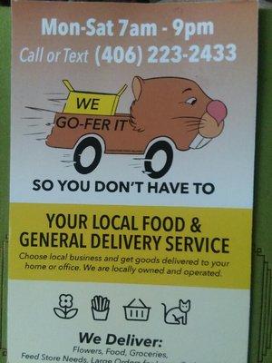 Go-Fer It And Livingston Food Delivery