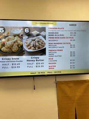 Menu 3/3/22