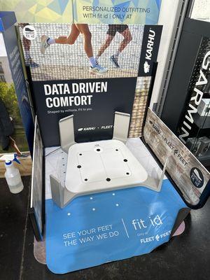 Measures your feet, arch, etc. Free!