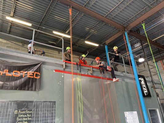 Over the edge training