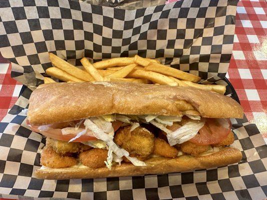 Shrimp and Oyster Poboy!!!