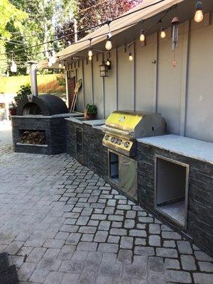 Pizza oven w bbq