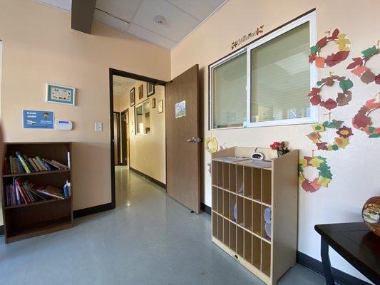 Entrance to classroom